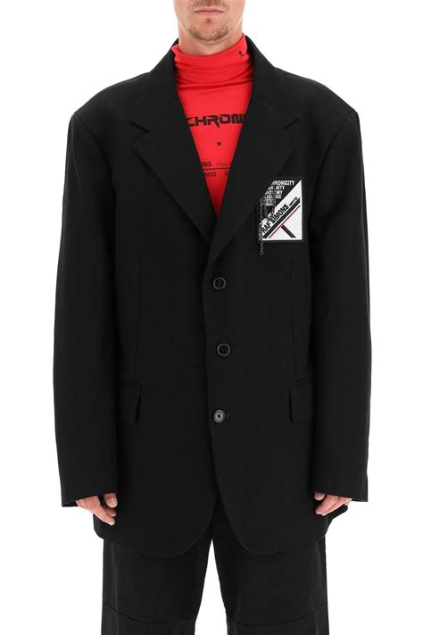 raf simons blazer